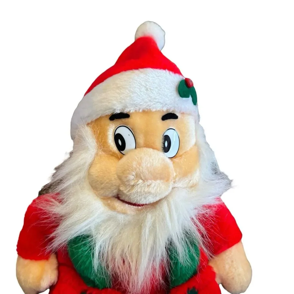 vintage‎ Rennoc Santa Stocking Dwarf Dwarves Chritmas hanging